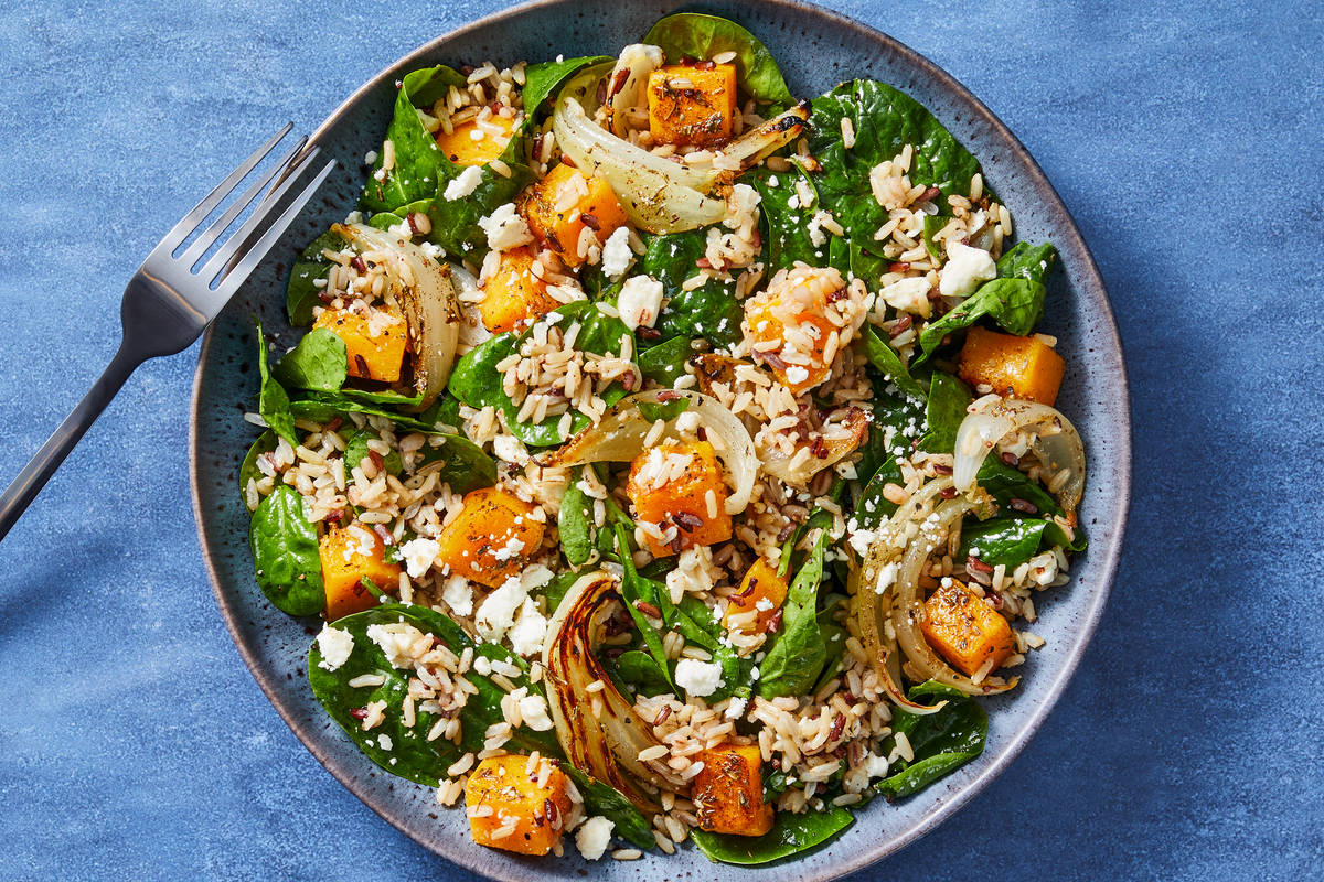 Salmon & Butternut Squash Grain Bowls
