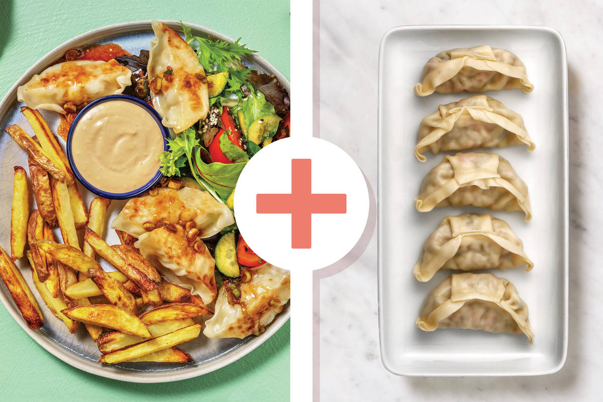Double Veggie Gyoza & Sesame Mayo