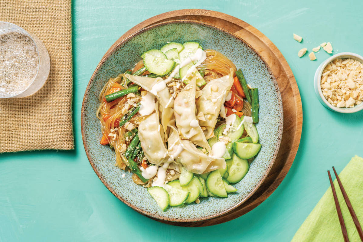 Veggie Gyoza & Vermicelli Bowl
