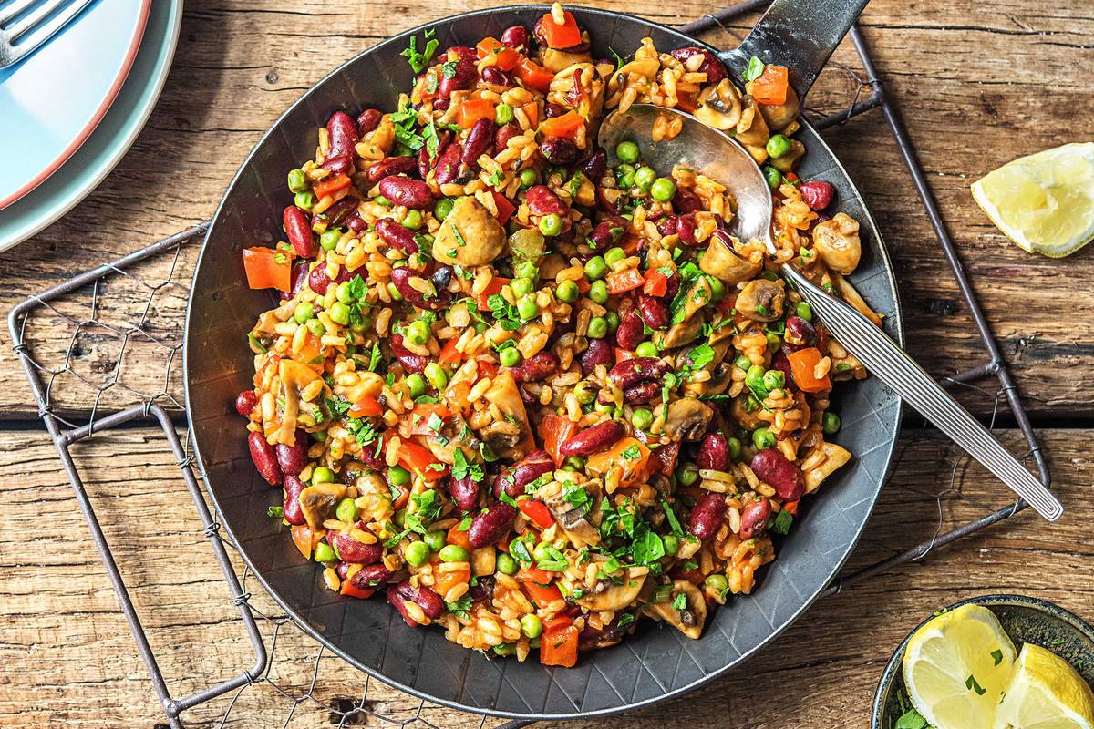 Veggie-Loaded Spanish Paella