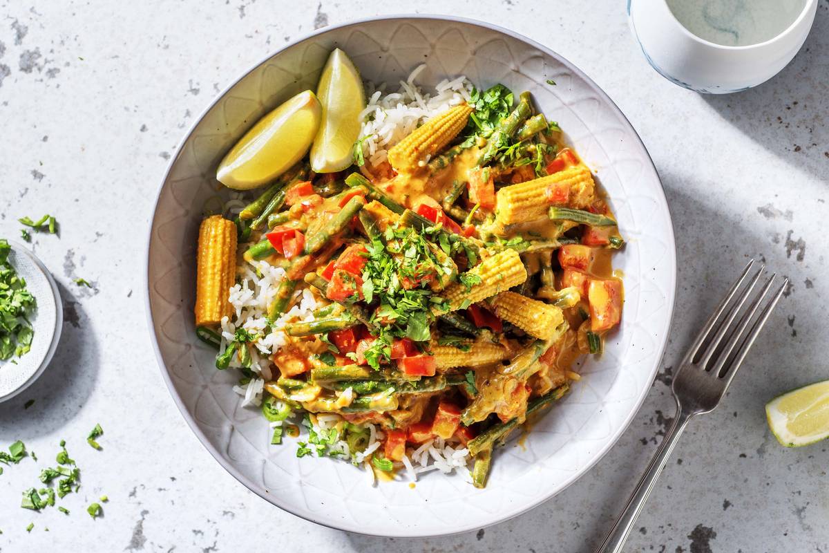 Veggie Packed Yellow Thai Curry