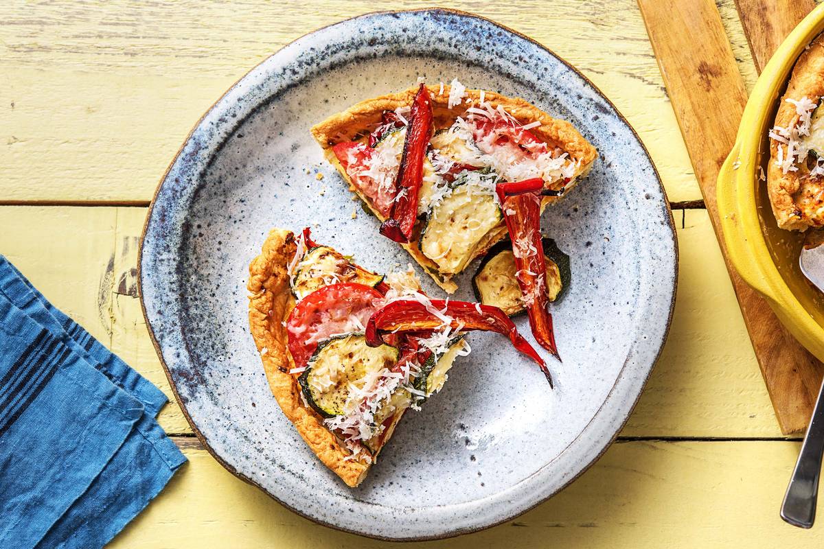 Vegetarische Quiche mit Ricotta