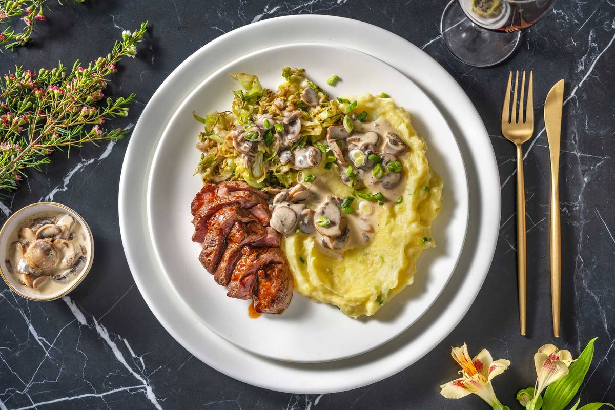 Venison and Truffle Mushroom Sauce