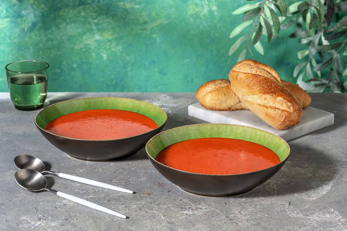 S&B: Pomodorisoep met Demi-baguette wit