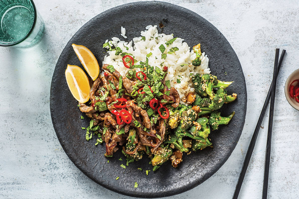 Vietnamese Beef & Sesame Broccoli