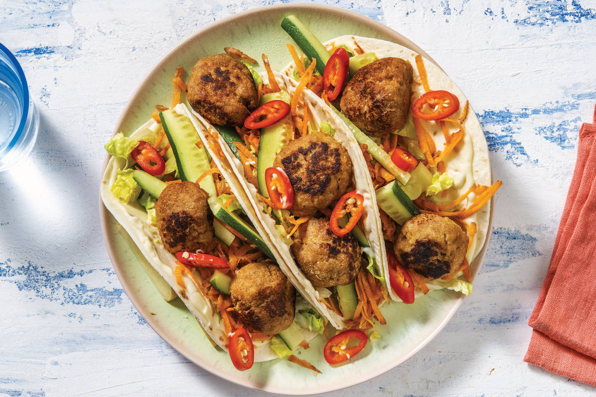 Vietnamese-Style Pork Tacos