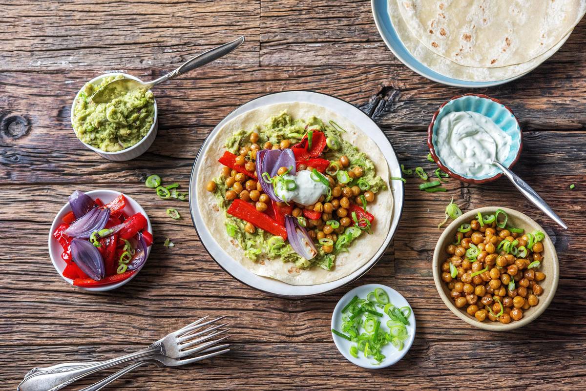 Crispy Chickpea Tacos