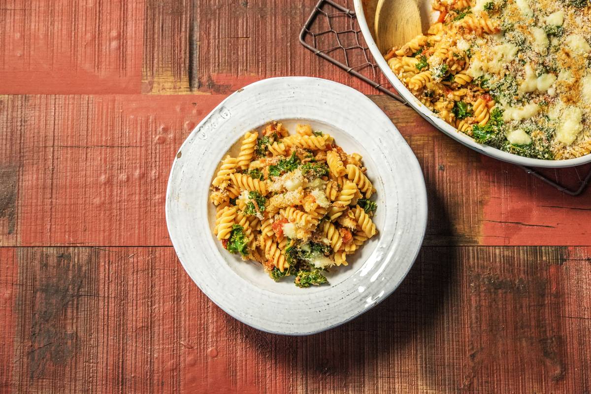 Lasagna-Baked Fusilli