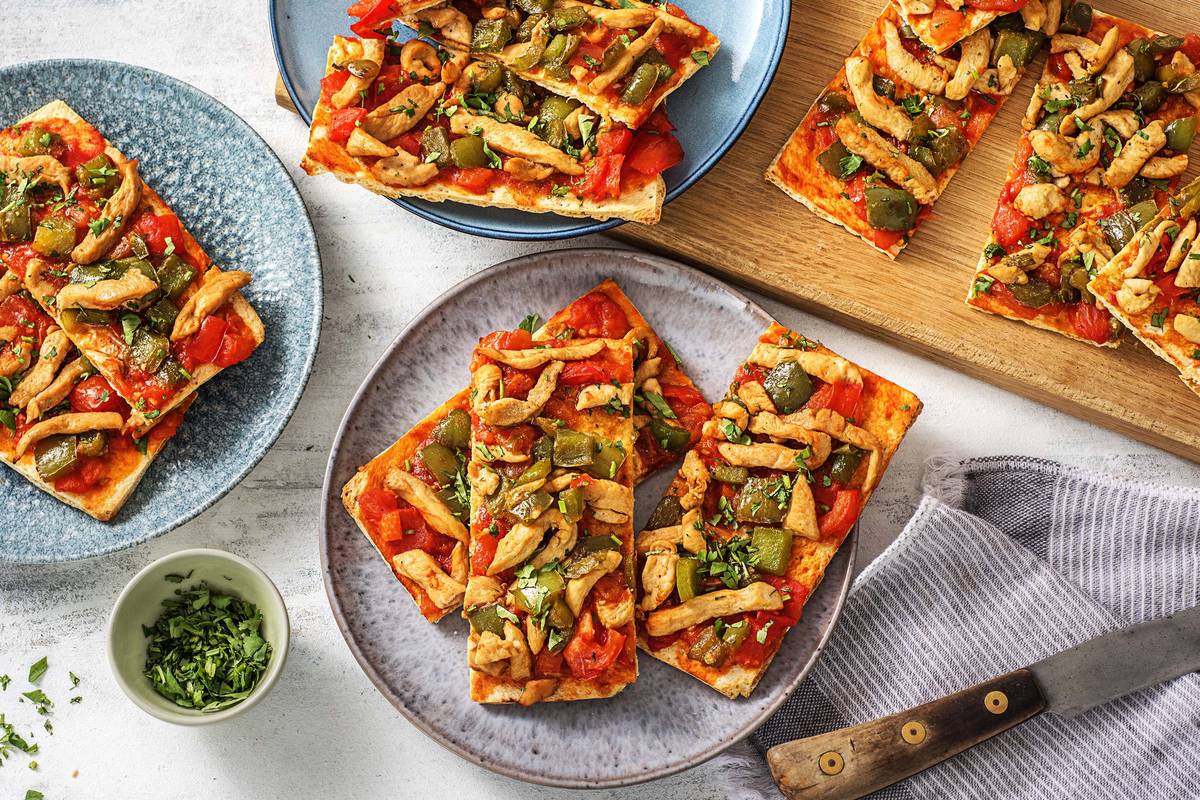 Chipotle Chicken Flatbreads