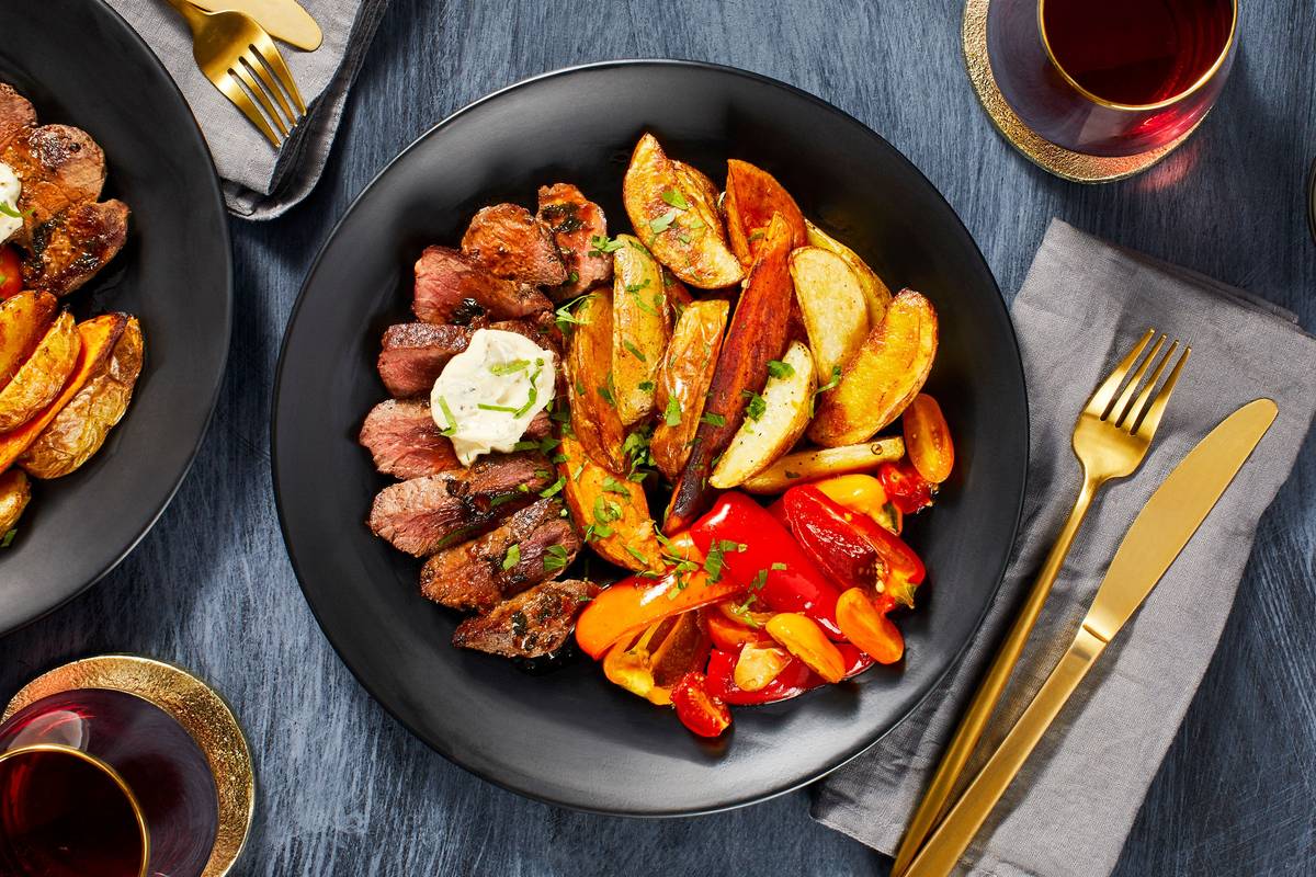 Garlic Herb Butter Steak