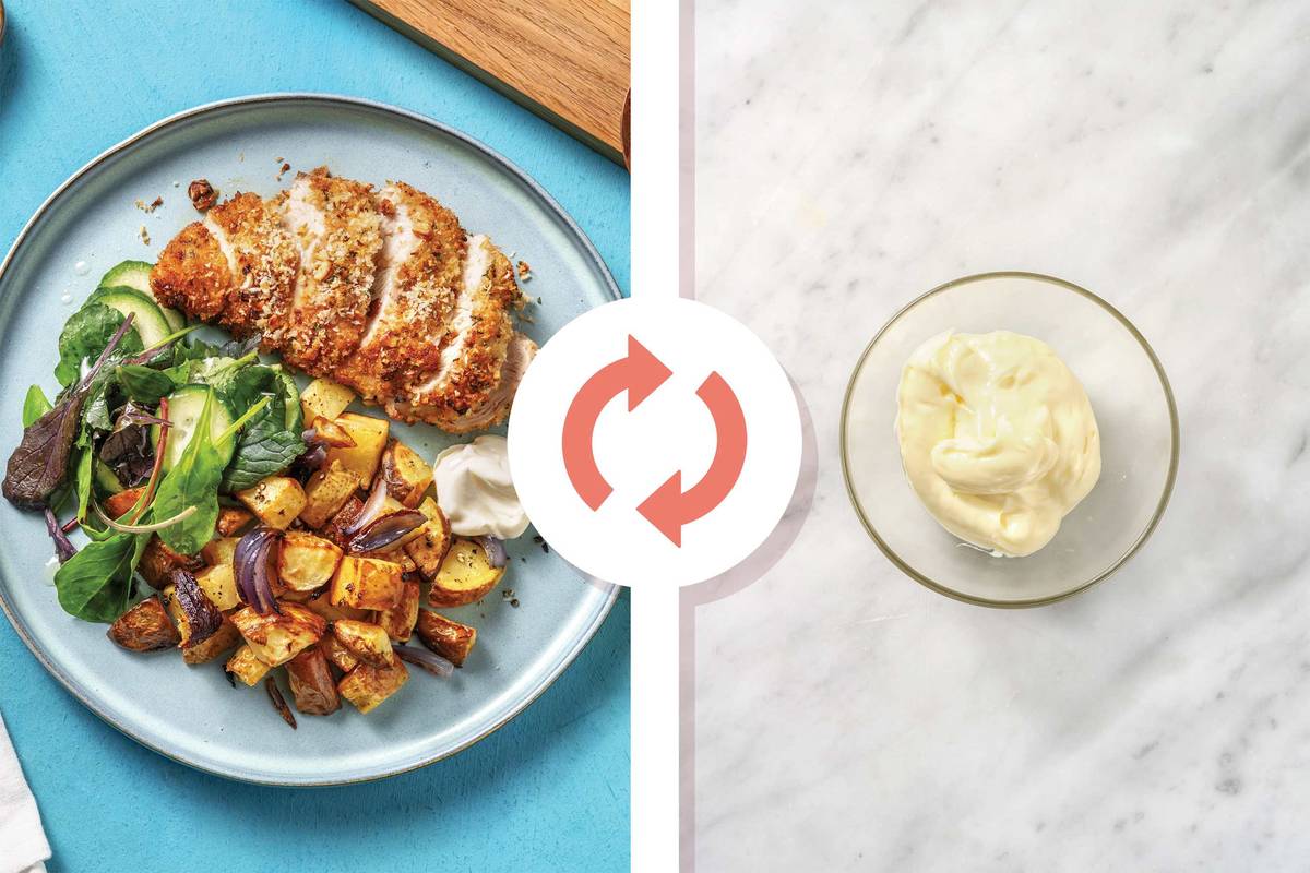 Walnut & Rosemary-Crusted Chicken 