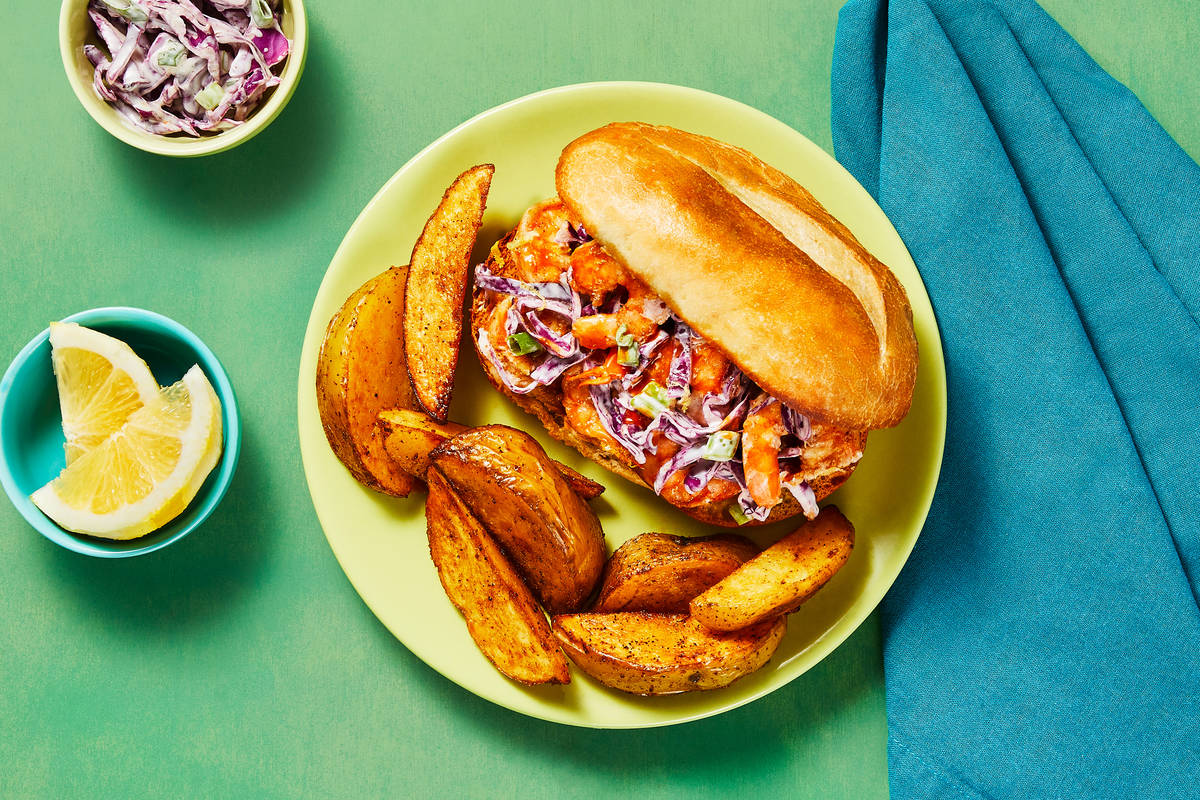 Warm Buttered Shrimp Rolls