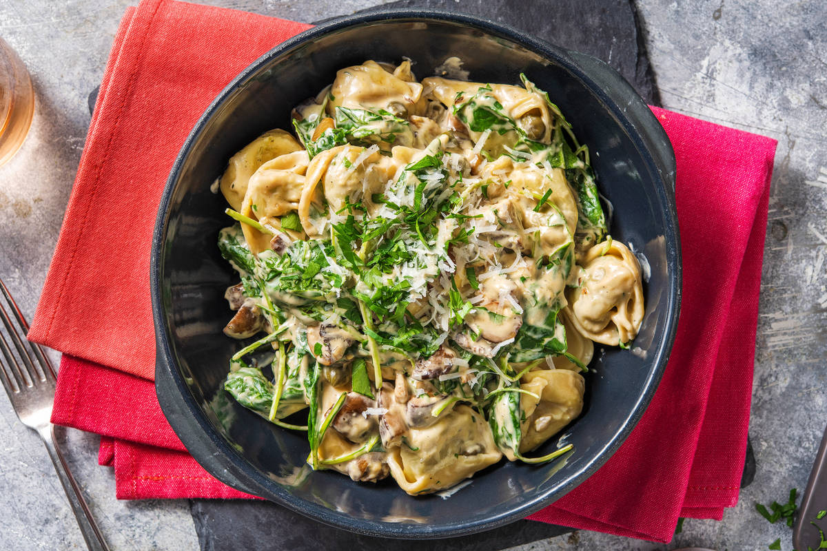 Tortellinis au kale à la César