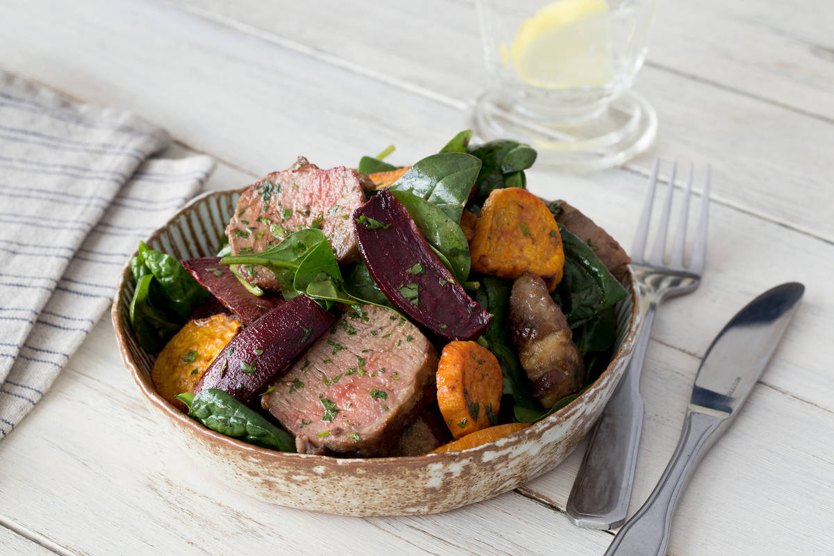 Warm Lamb Salad