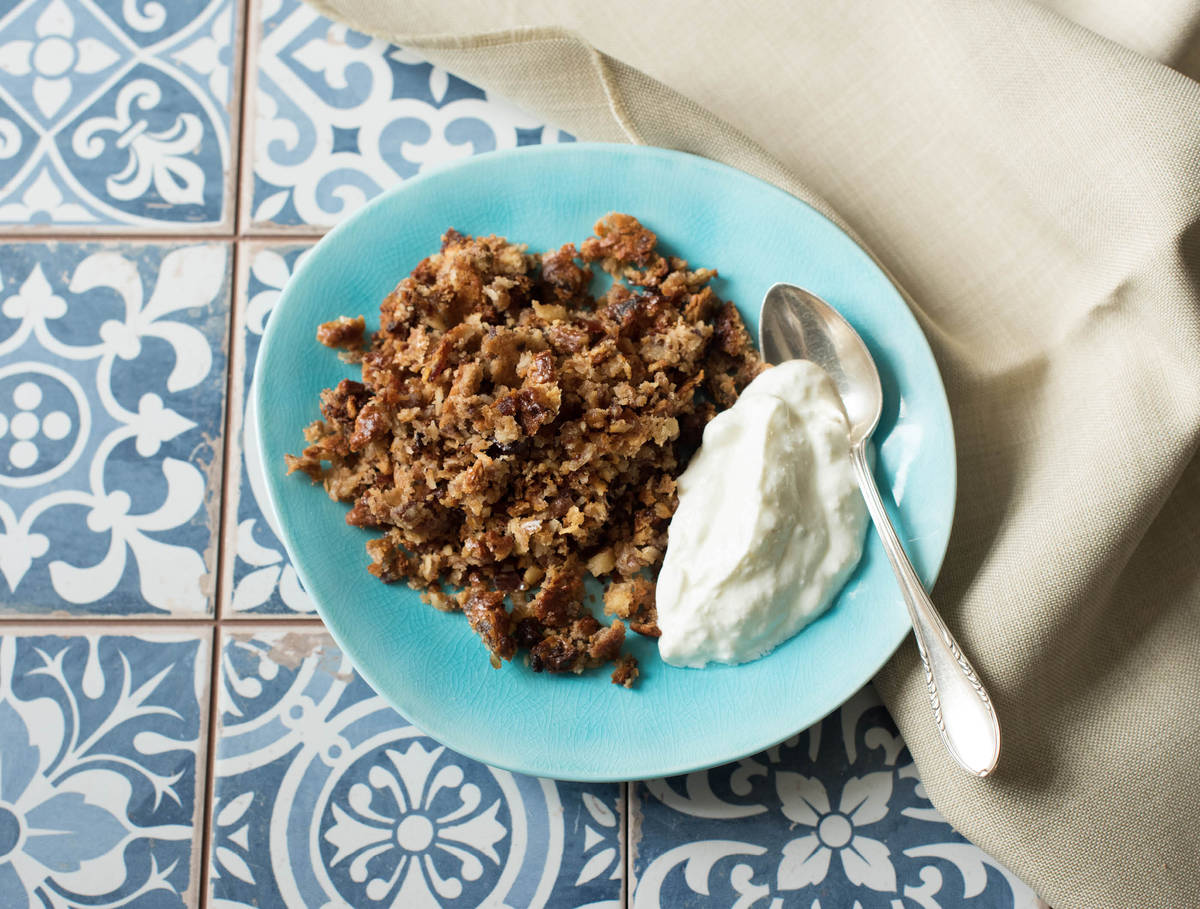 Warme havermoutcrumble