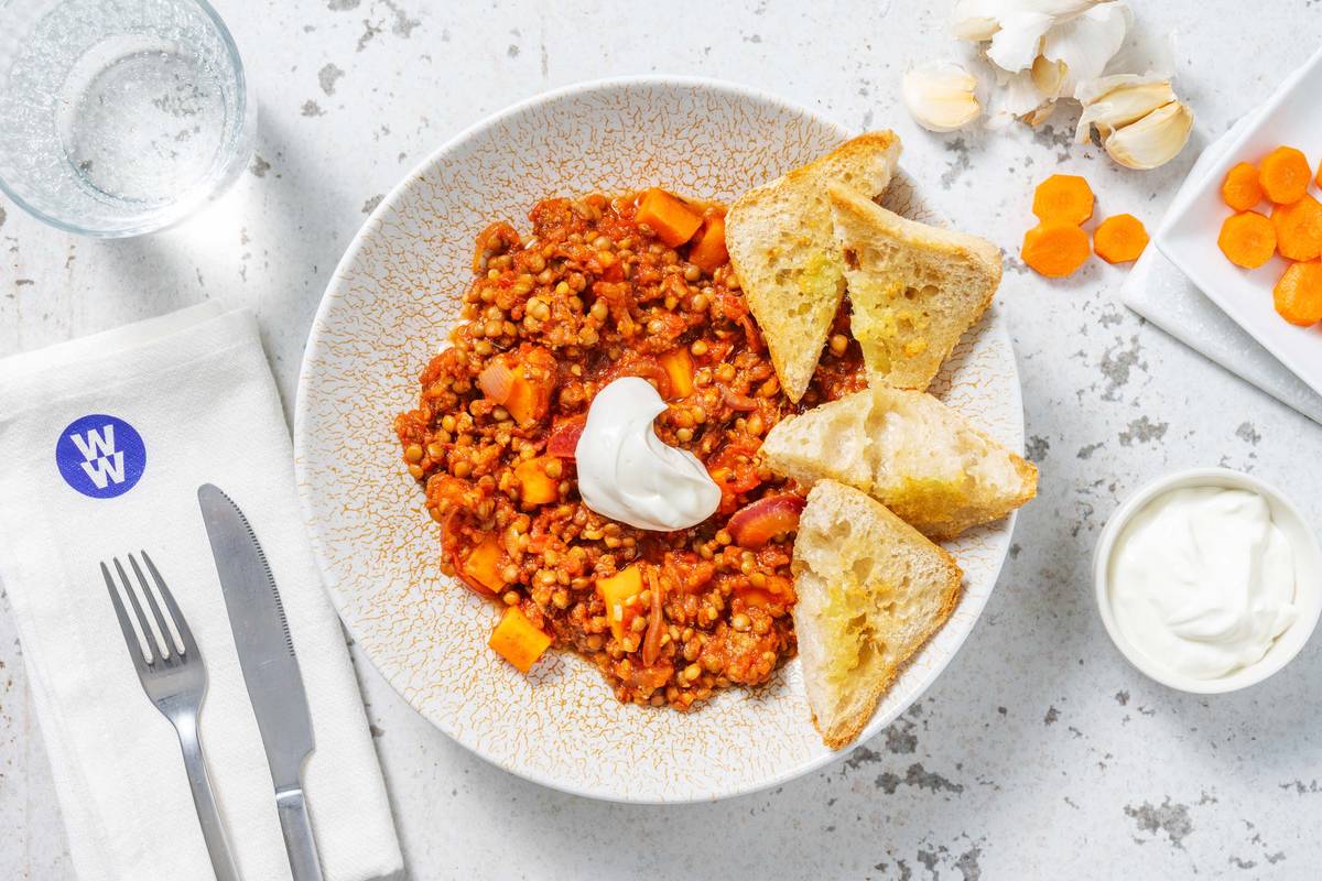 Warming Beef Harira Style Stoup