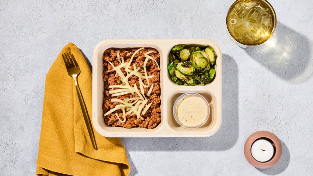 Turkey Chili & Brussels Sprouts