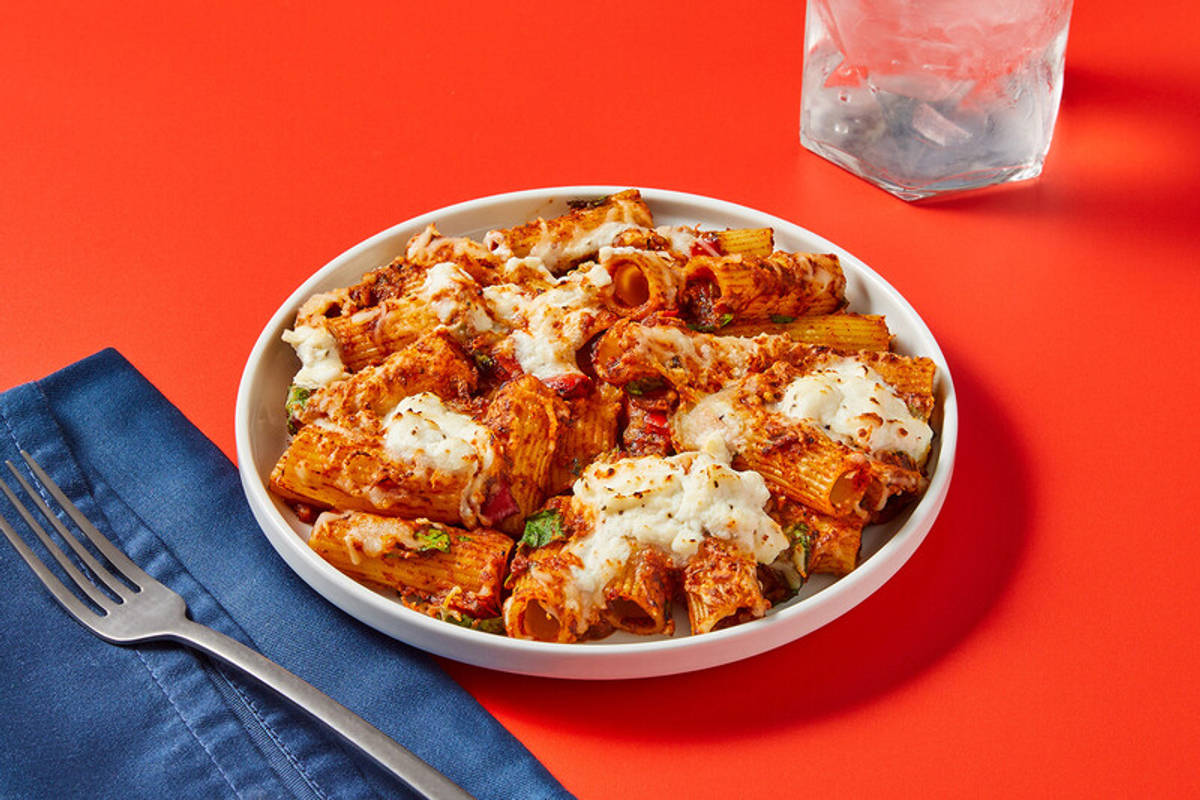 Veggie Pasta with Sausage Bake