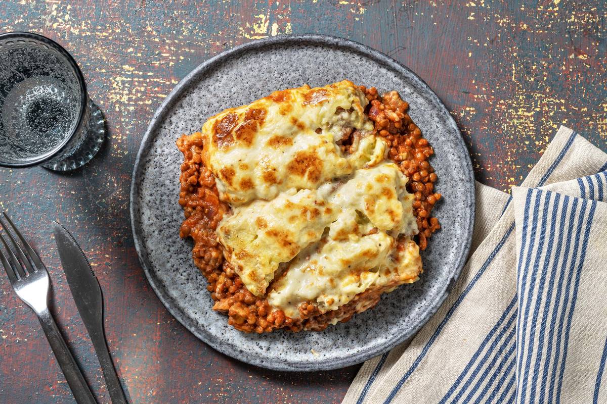 Welsh Rarebit Veggie Shepherd's Pie