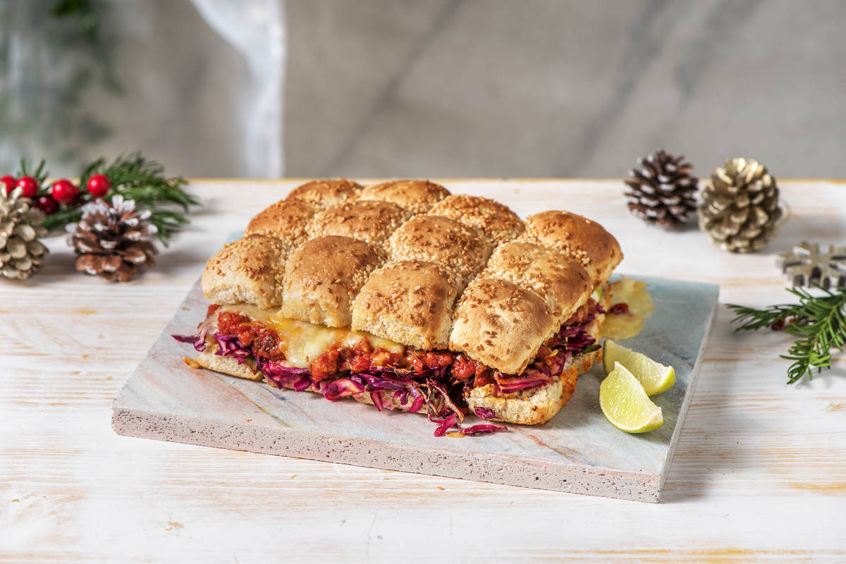 Winterliche Miniburger mit Hackfleisch