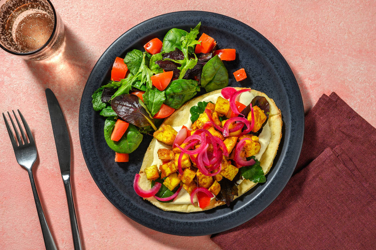 Messy Spiced Paneer Wraps