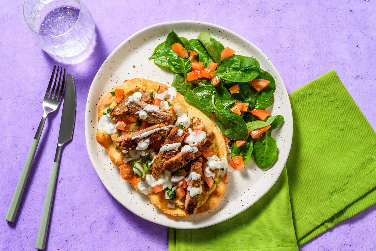 Wraps de Beyond Meat® façon shawarma