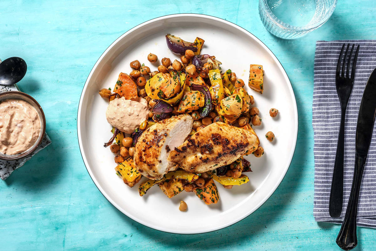 Würziges Harissa-Hähnchen