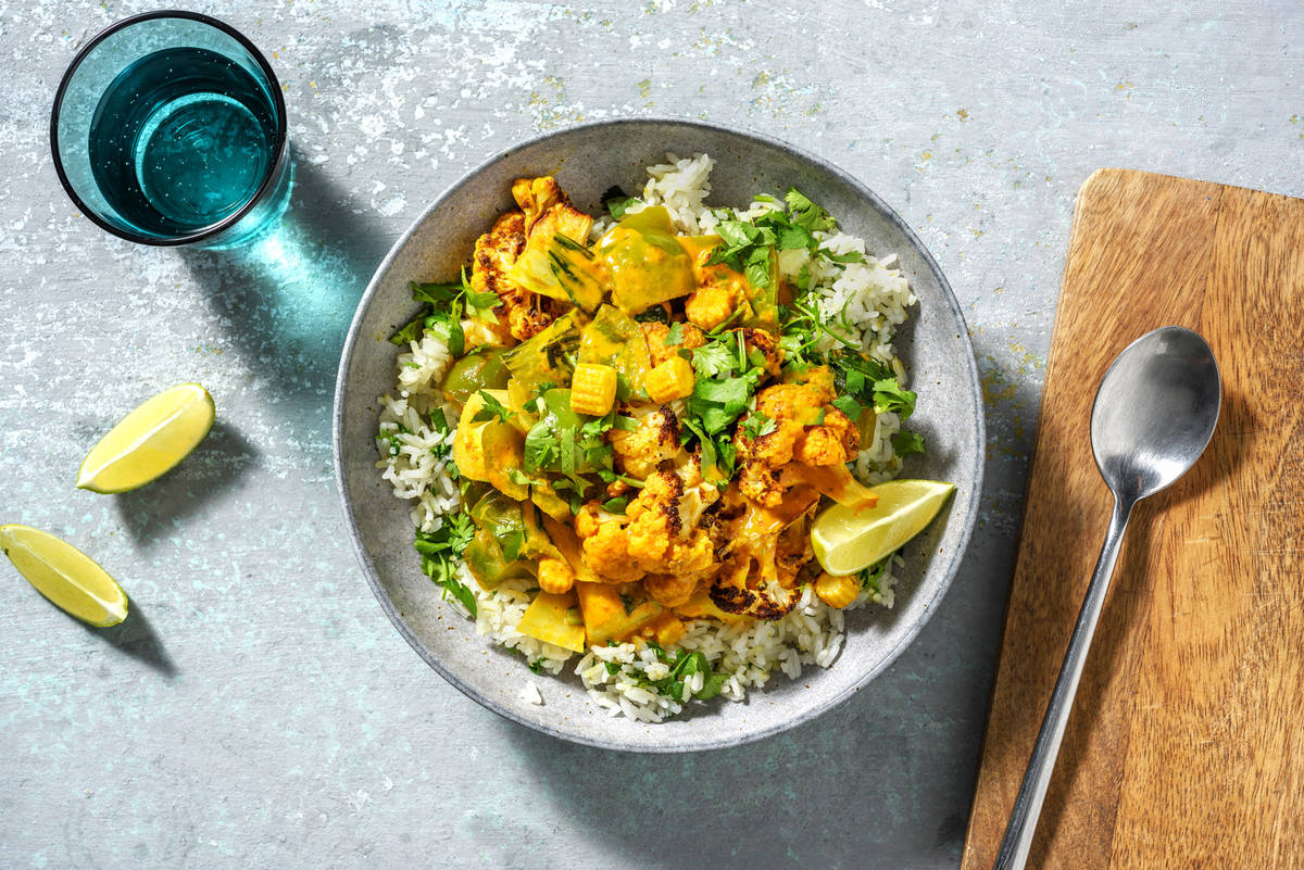 Yellow Thai Style Veggie Curry