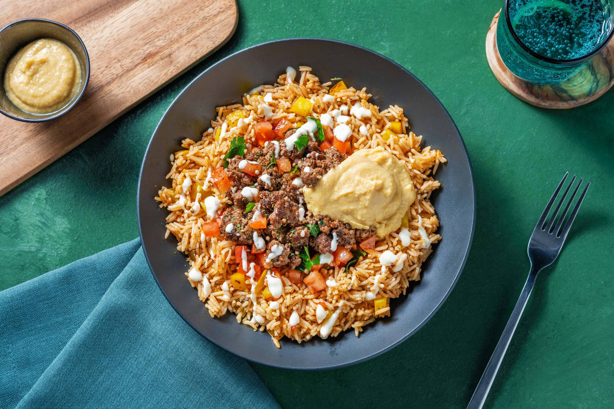 Bols de bœuf au zaatar