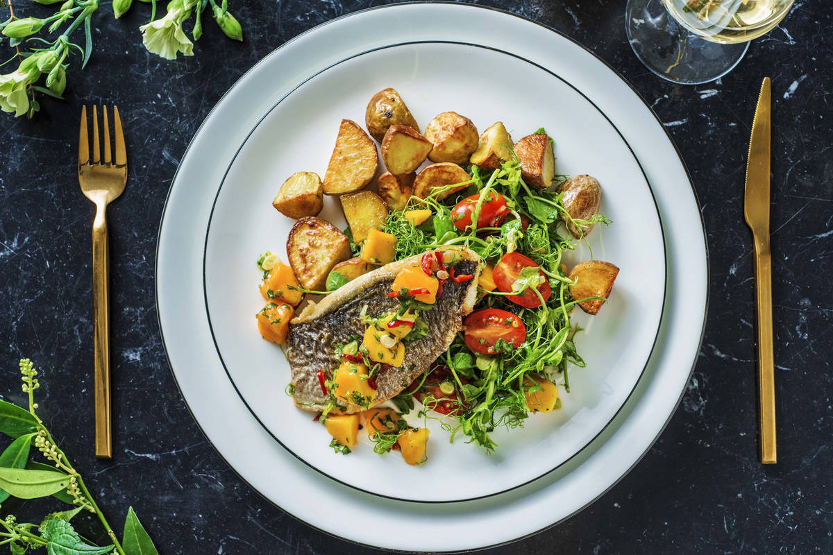Zesty Sea Bream and Mango Salsa