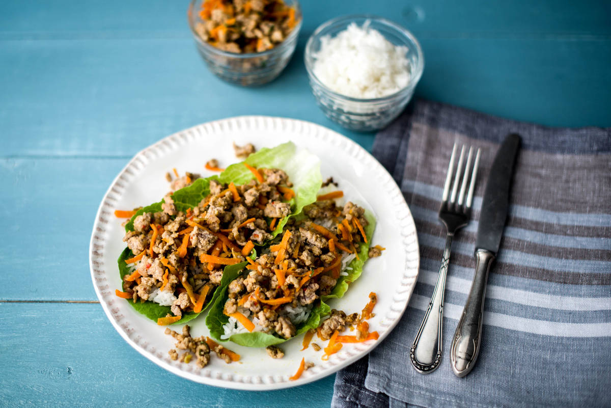 Zingy Pork Larb