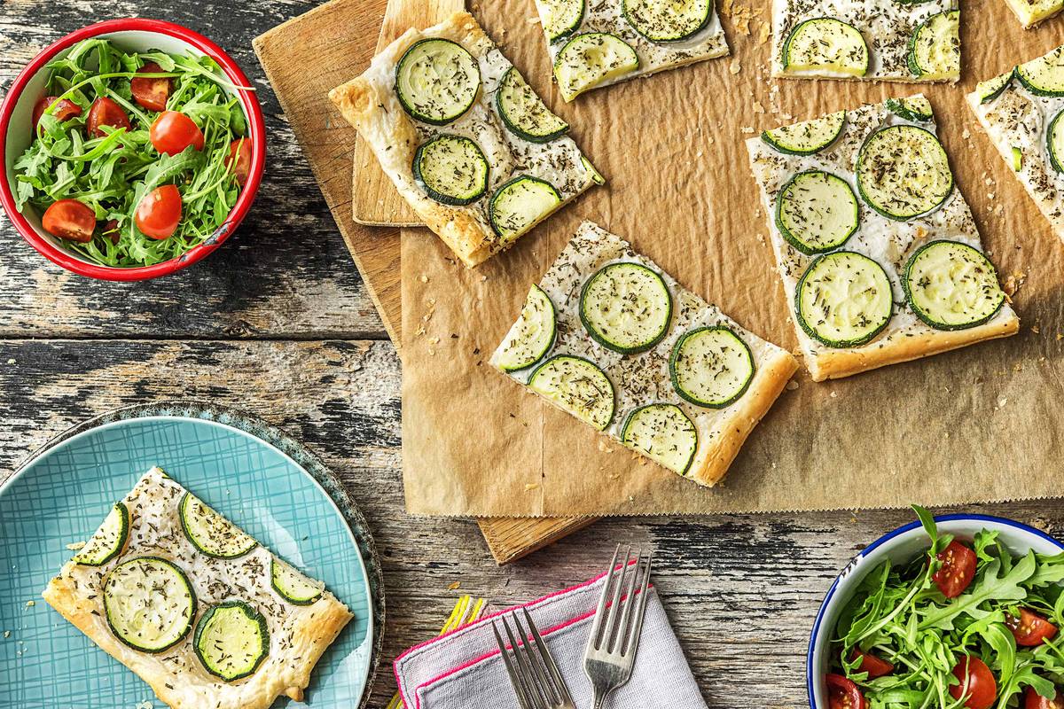 Herzhafte Zucchini-Tarte