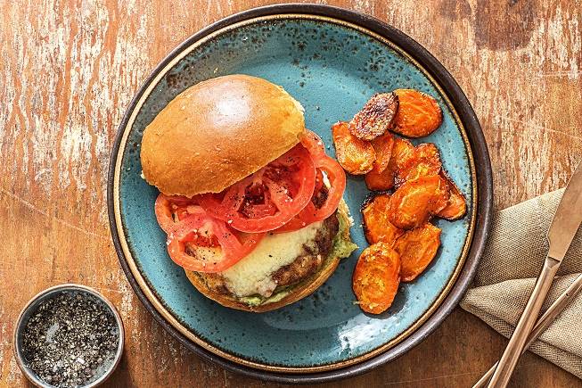 Pesto Turkey Burgers
