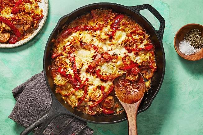 Chicken & Penne Pomodoro Skillet