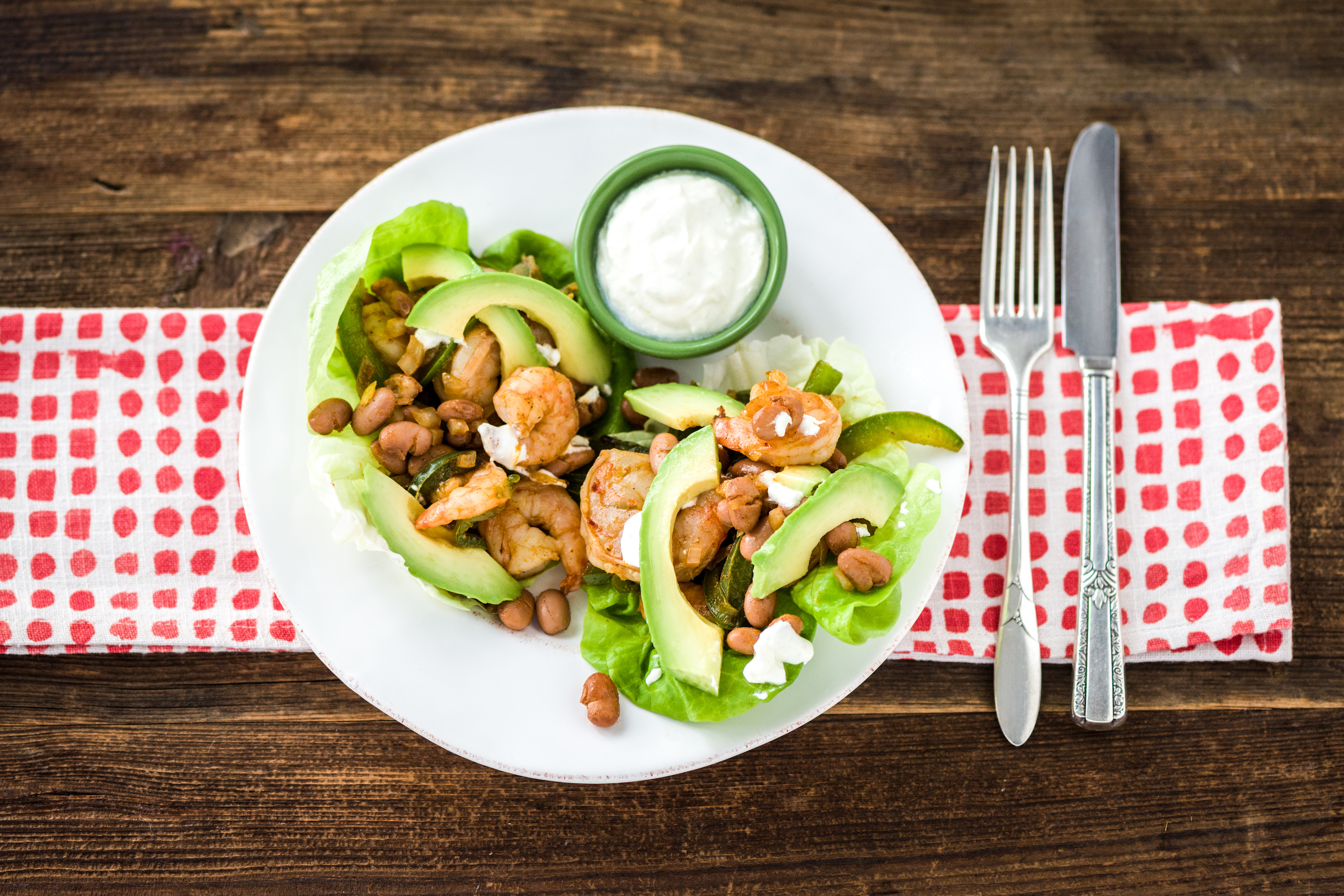 Shrimp Taco Lettuce Wraps