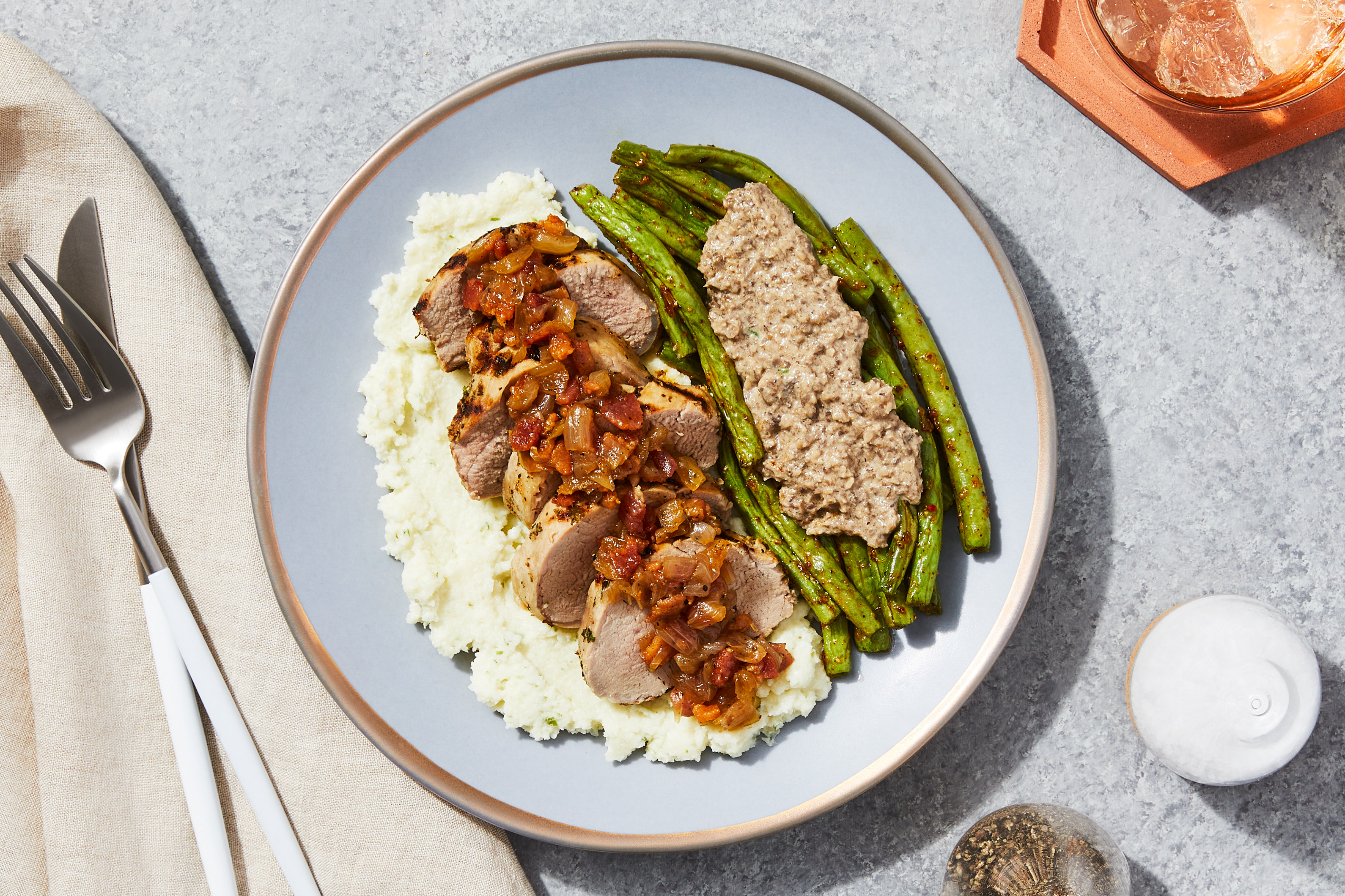 Bacon & Onion Pork Tenderloin