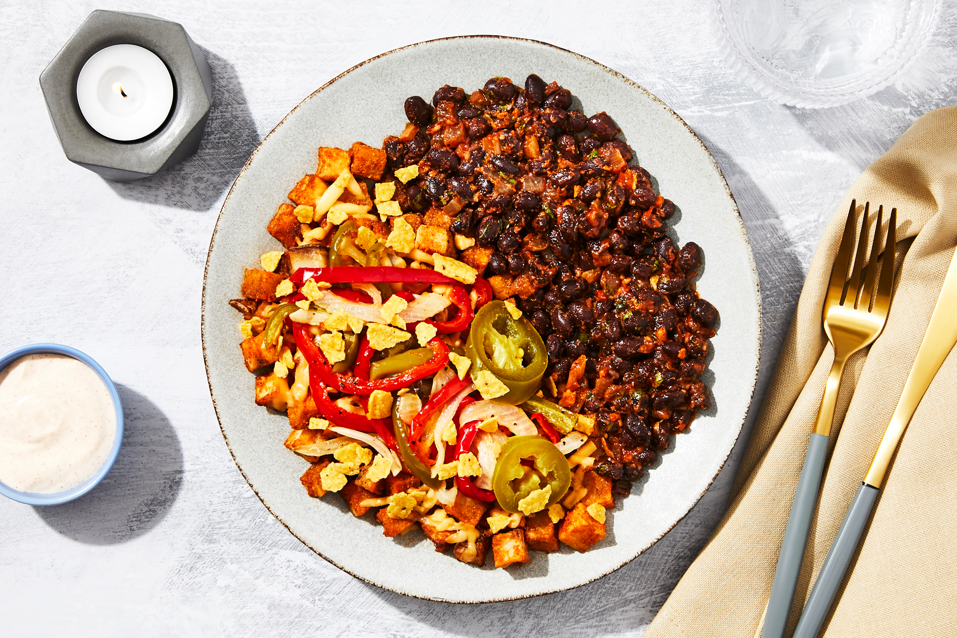 Chipotle-Spiced Potato & Pepper Bowl