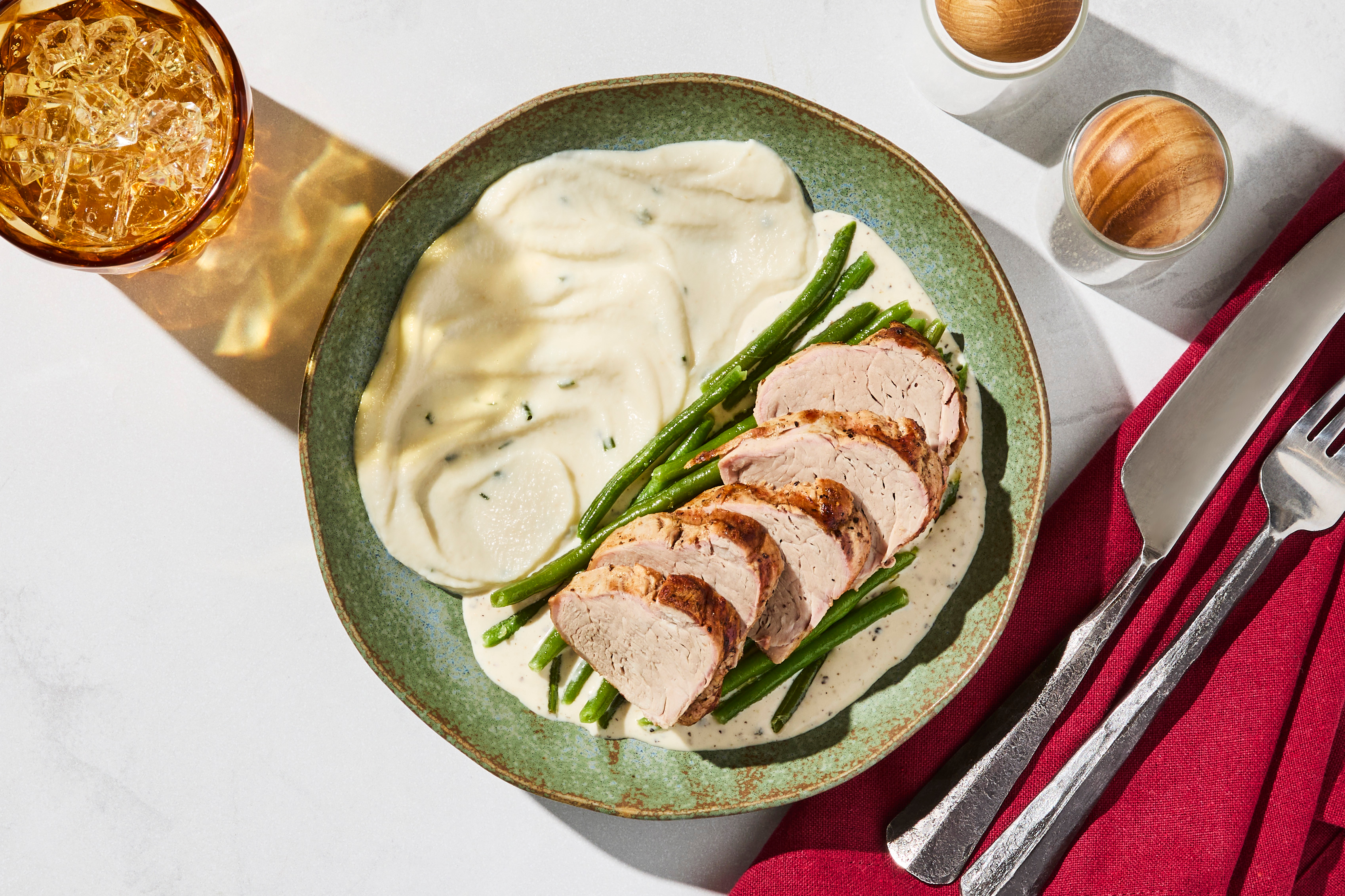Green Peppercorn Pork Tenderloin