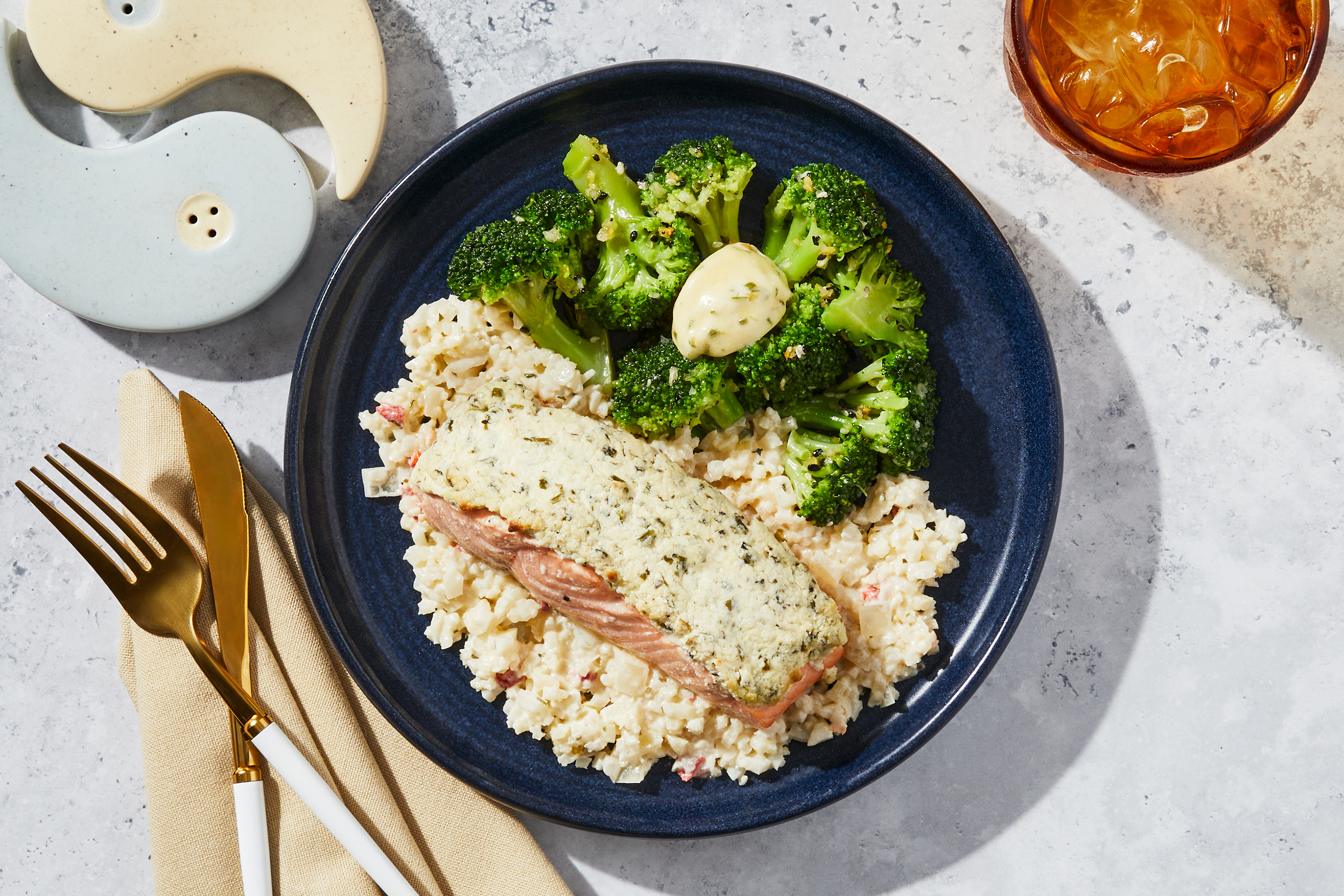 Herb Cream Cheese Salmon