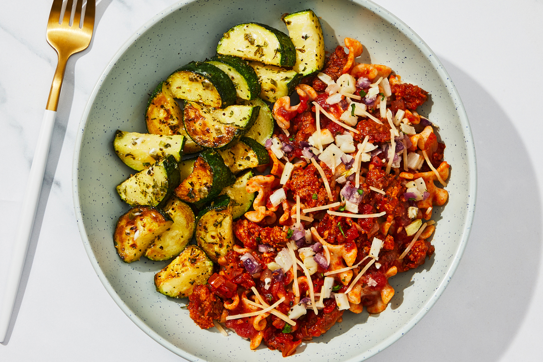 Italian Sausage & Marinara Lasagnette