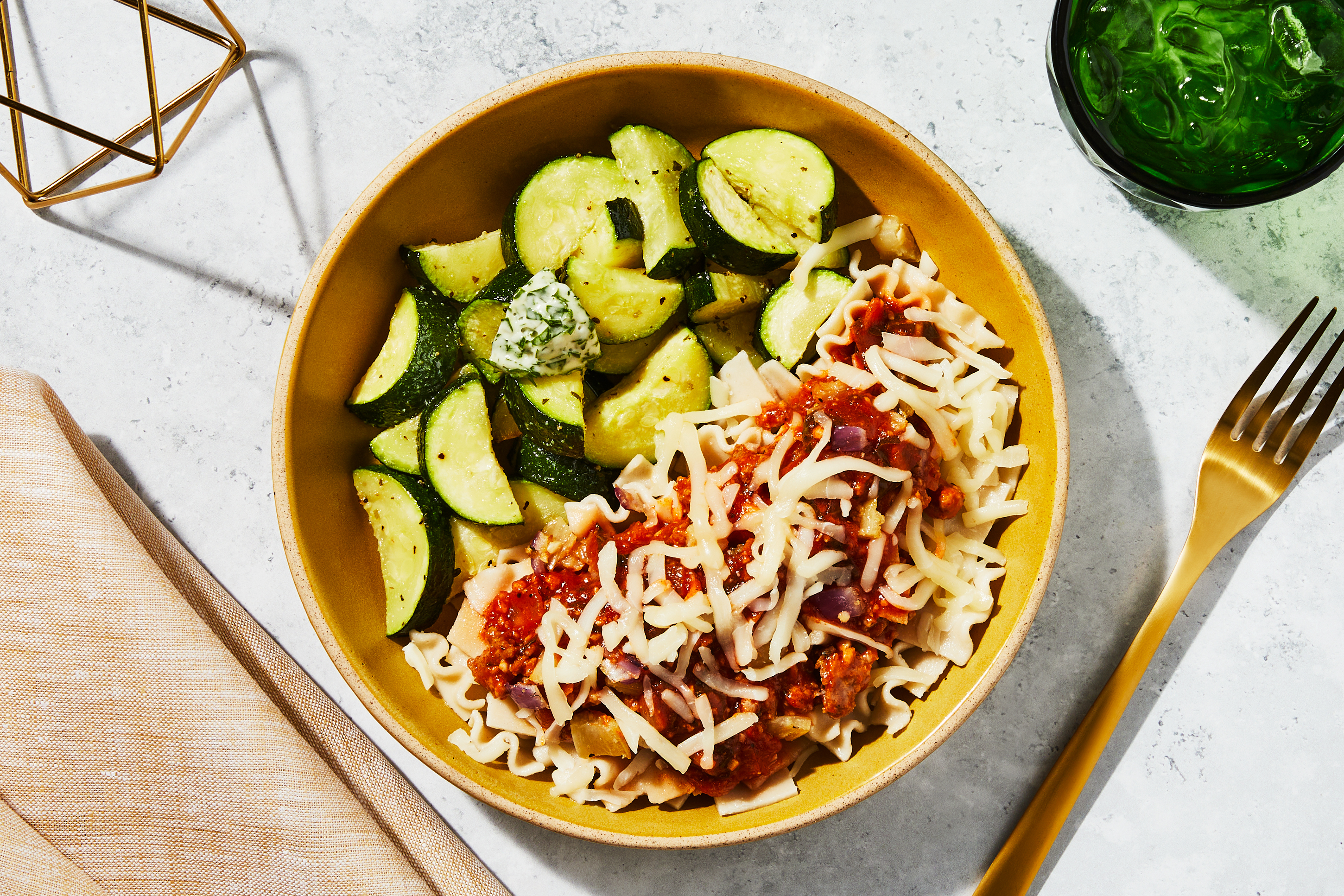 Italian Sausage & Marinara Lasagnette