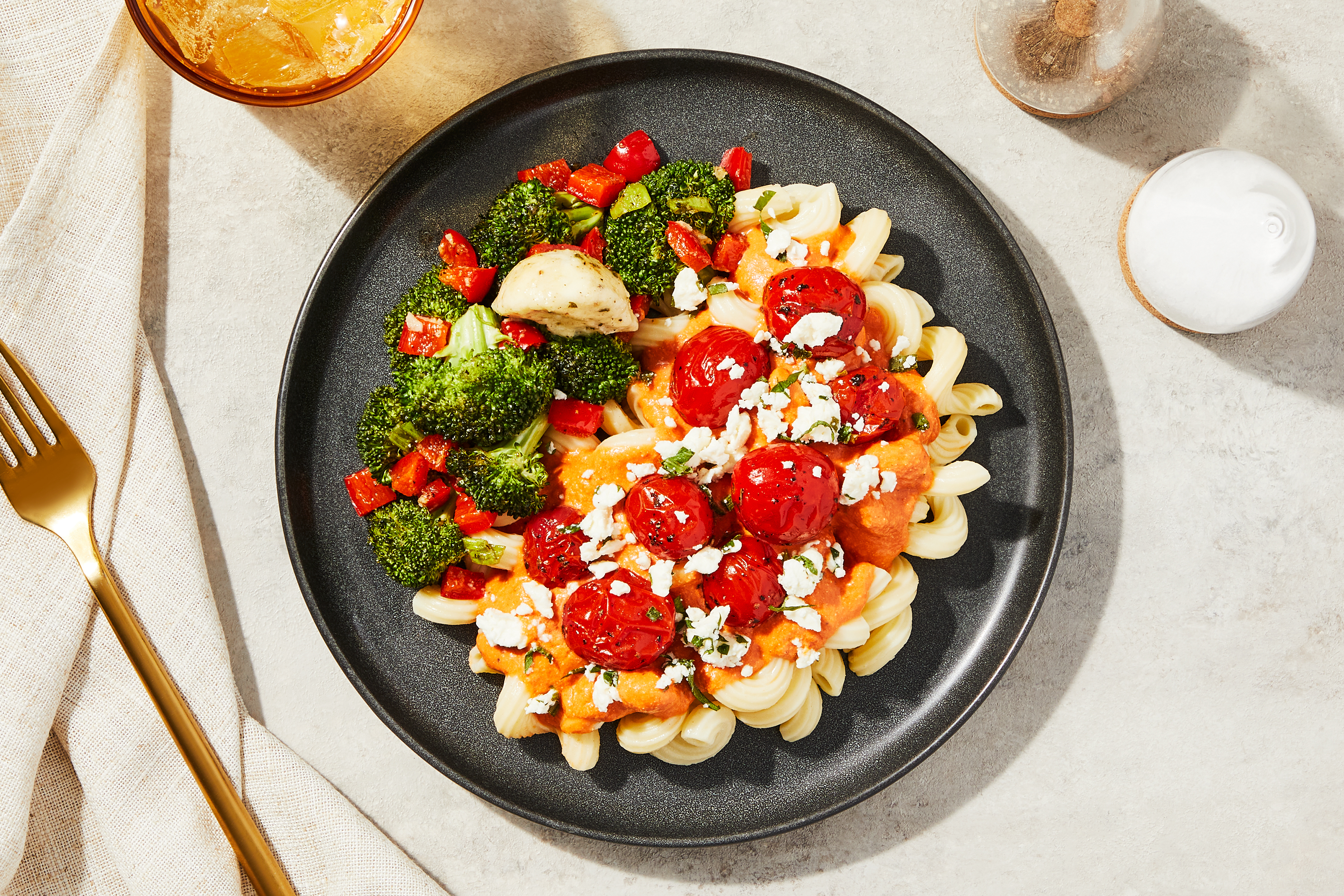 Roasted Tomato & Feta Cavatappi