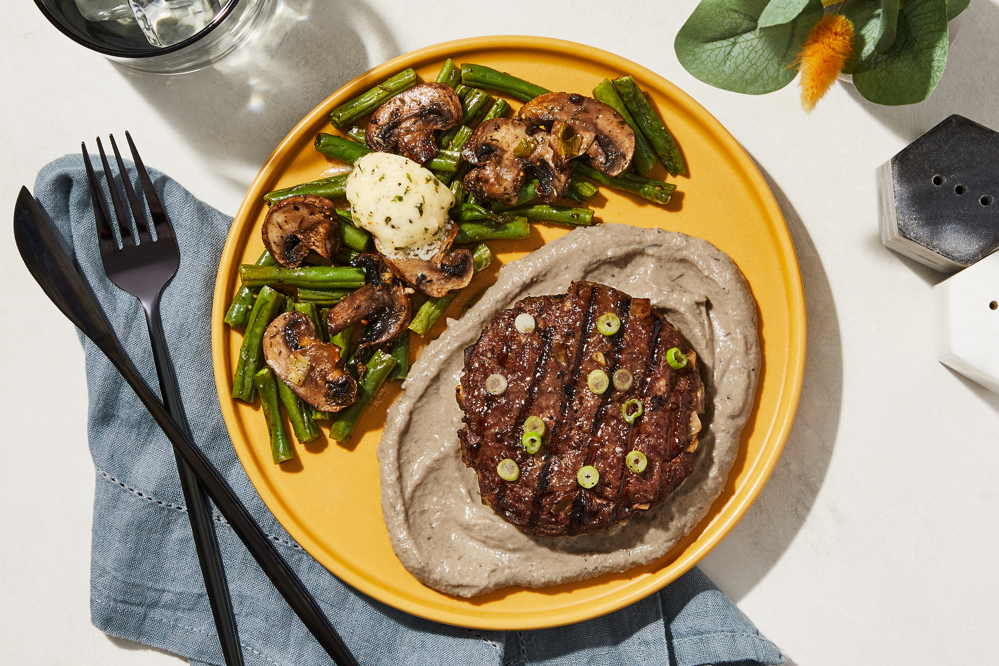 Stroganoff-Style Beef Burger