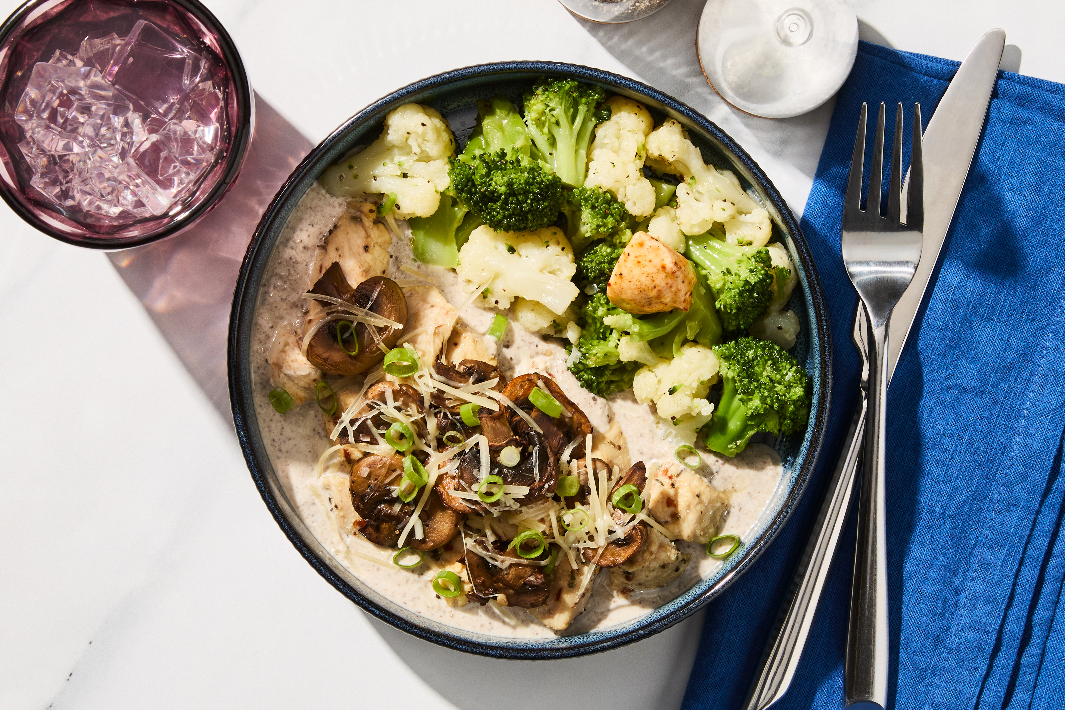 Parmesan Mushroom-Cream Chicken