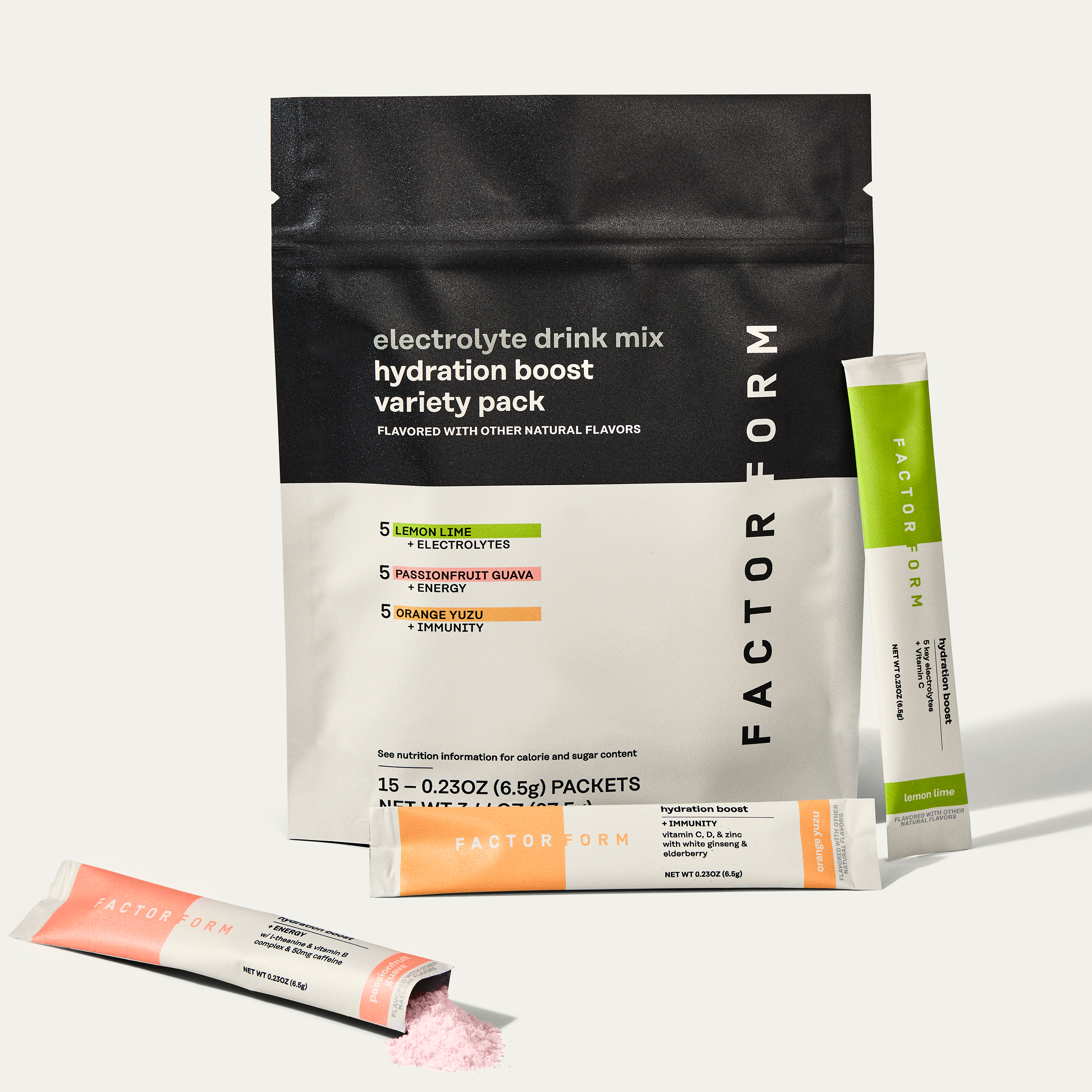 Factor Form Hydration Boost Variety Pack - 15 Servings