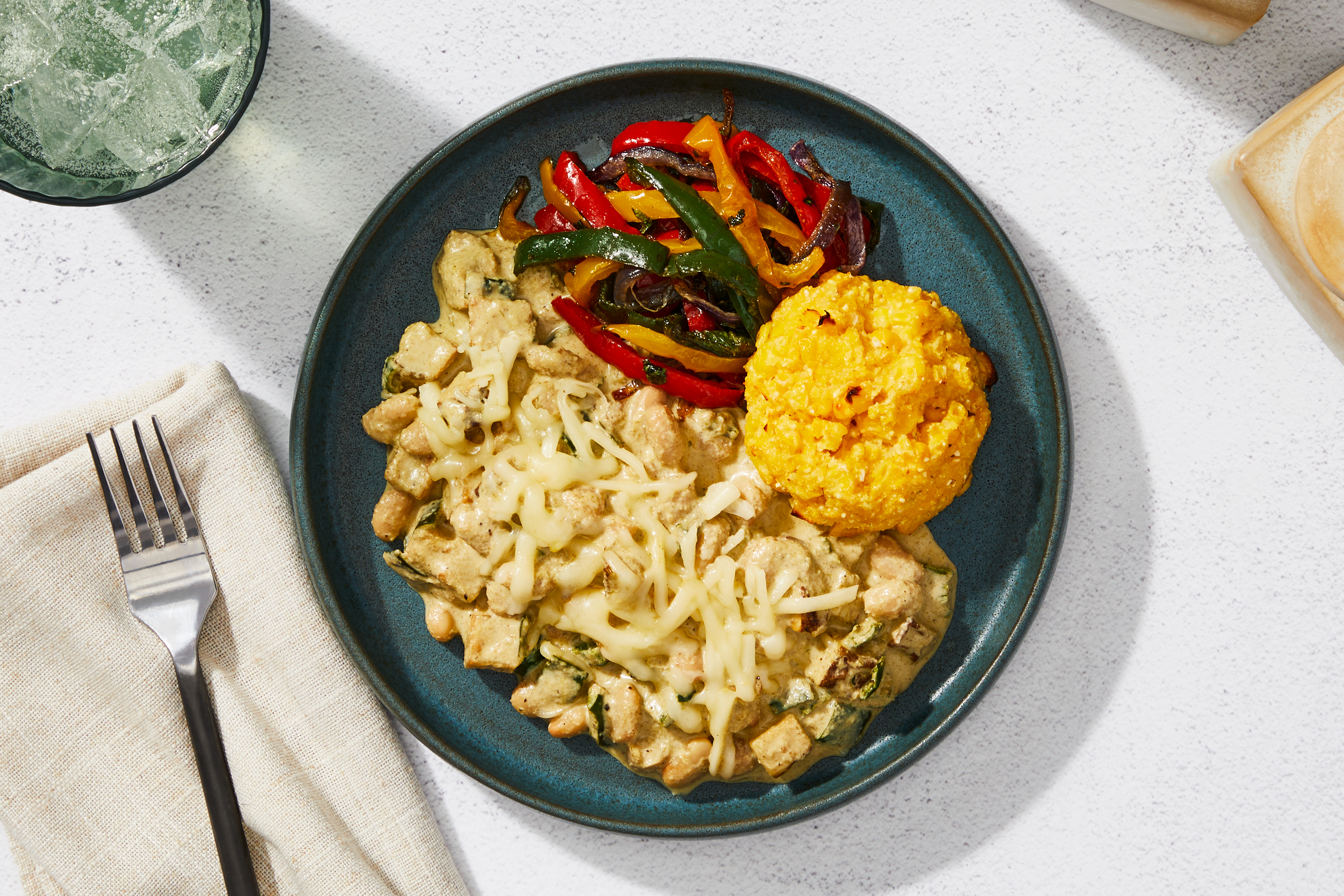 Poblano, Potato & White Bean Stew