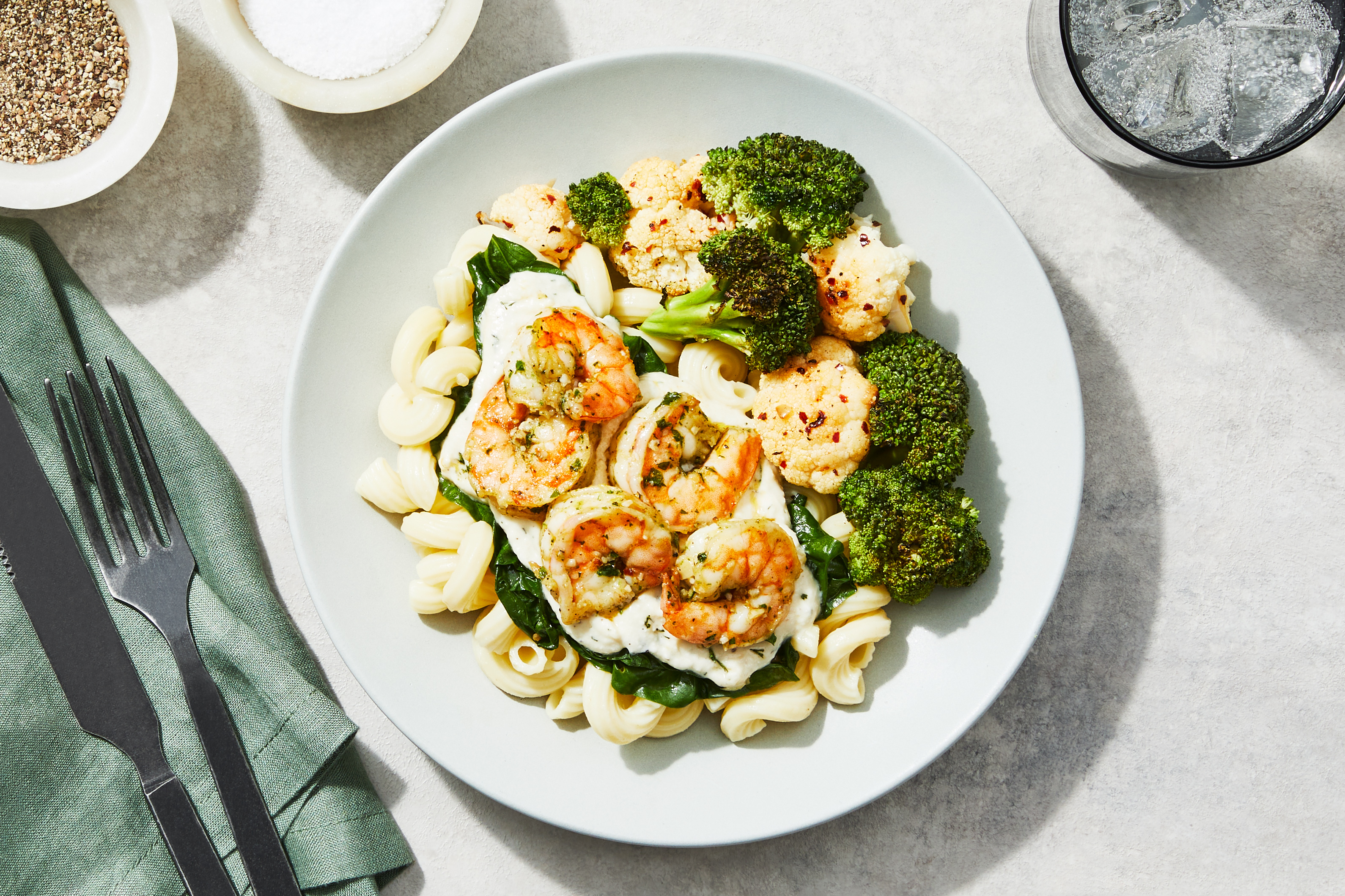 Creamy Dill Shrimp Cavatappi