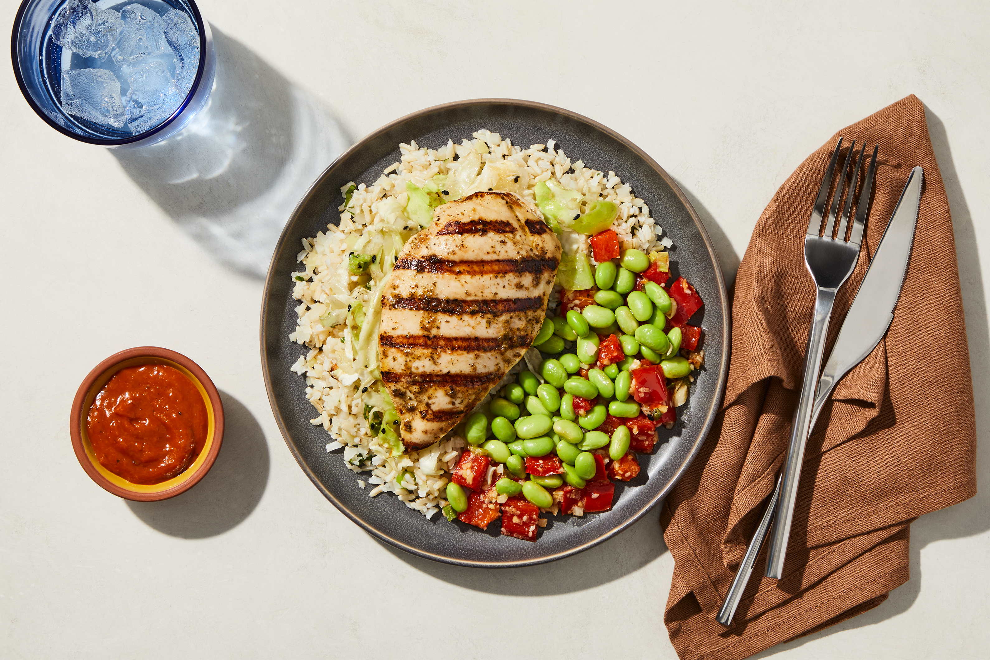 Japanese-Style BBQ Chicken & Cabbage