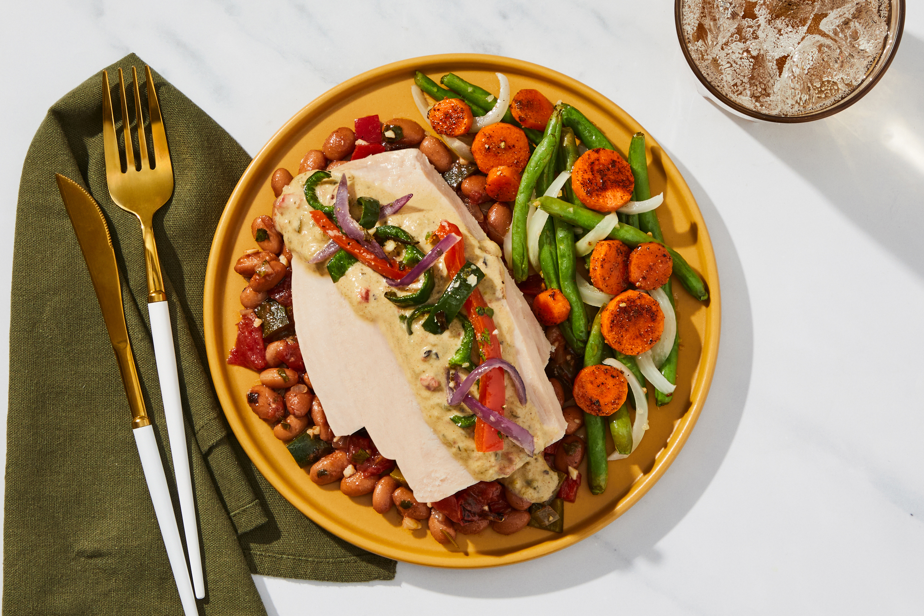 Southwest-Style Turkey & Poblano Queso