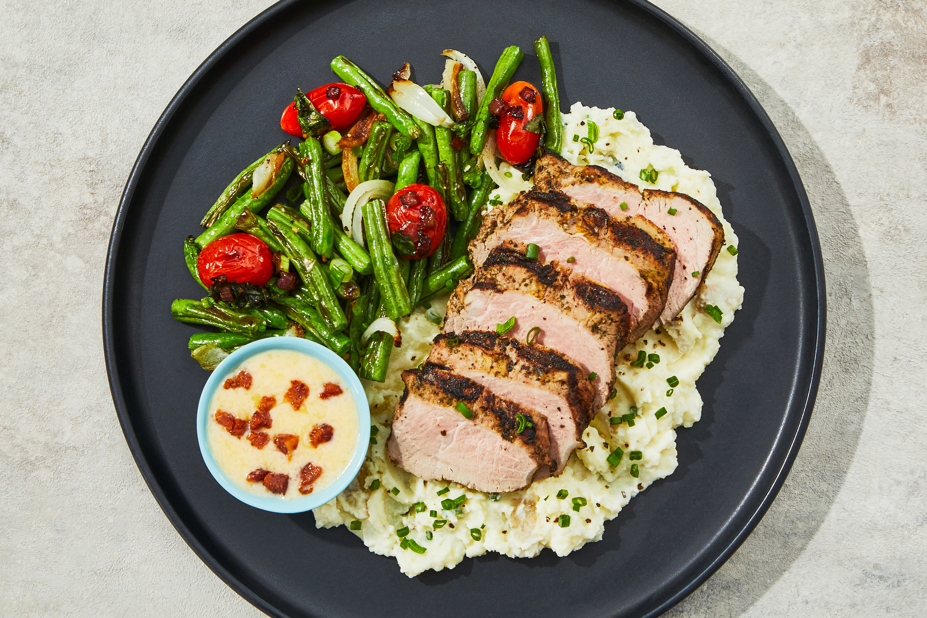 Cheesy Bacon Pork Tenderloin